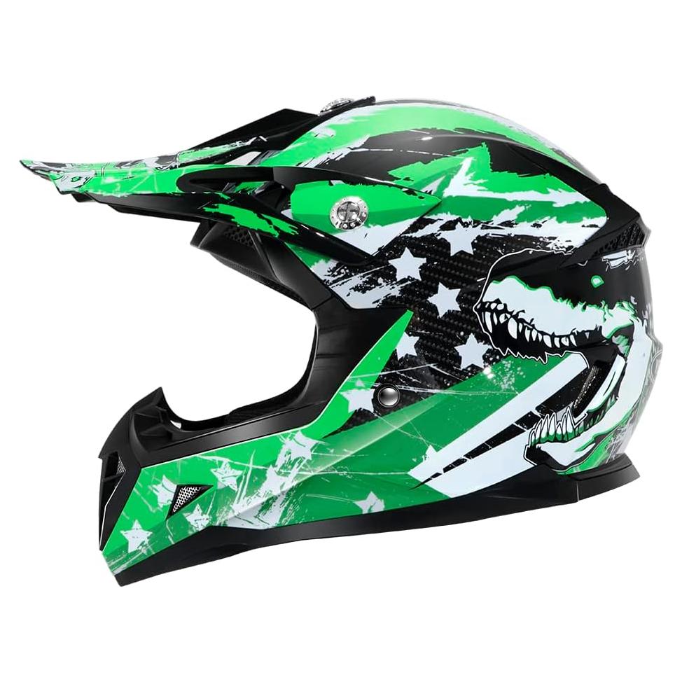 Motocross Youth Kids Helmet DOT Approved - YEMA Helmet YM-211 Motorbike Moped Motorcycle Off Road Helmet for Boys Girls, Small