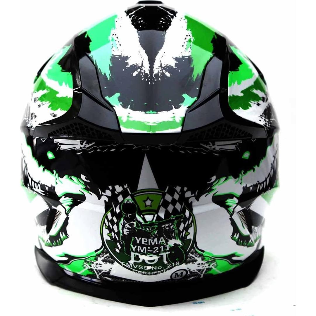 Motocross Youth Kids Helmet DOT Approved - YEMA Helmet YM-211 Motorbike Moped Motorcycle Off Road Helmet for Boys Girls, Small