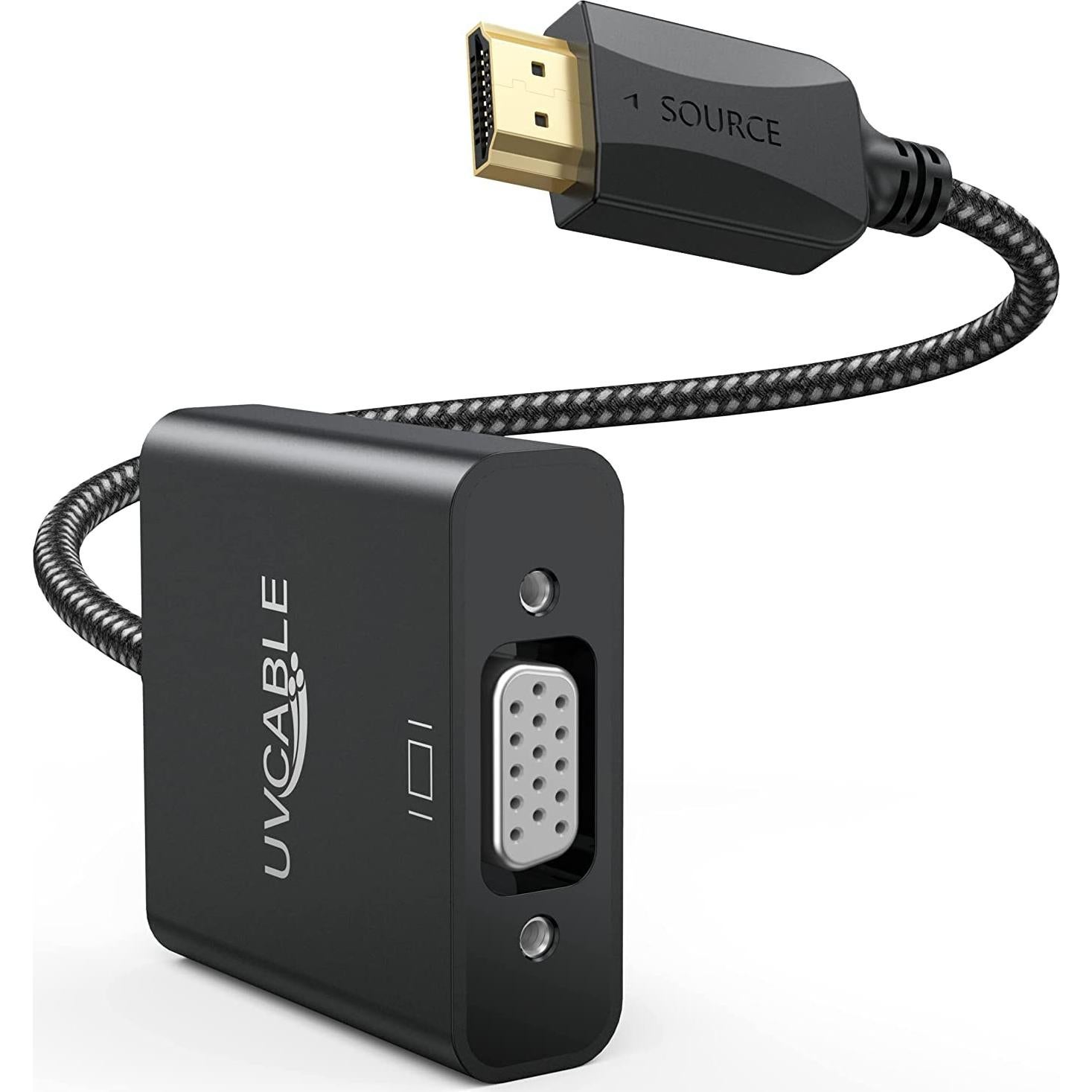 Adaptador HDMI a VGA UV-CABLE 10 Unidades 1080p Full HD