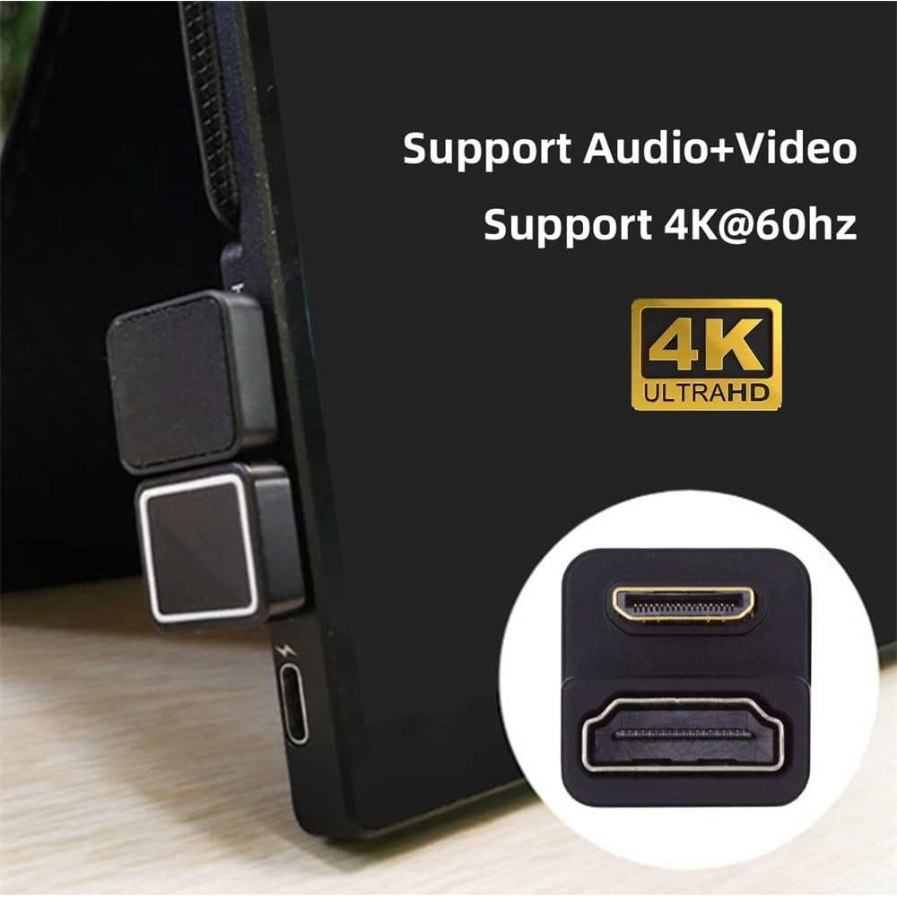 Adaptador HDMI Mini 1.4 Macho a Hembra 360 Grados NFHK