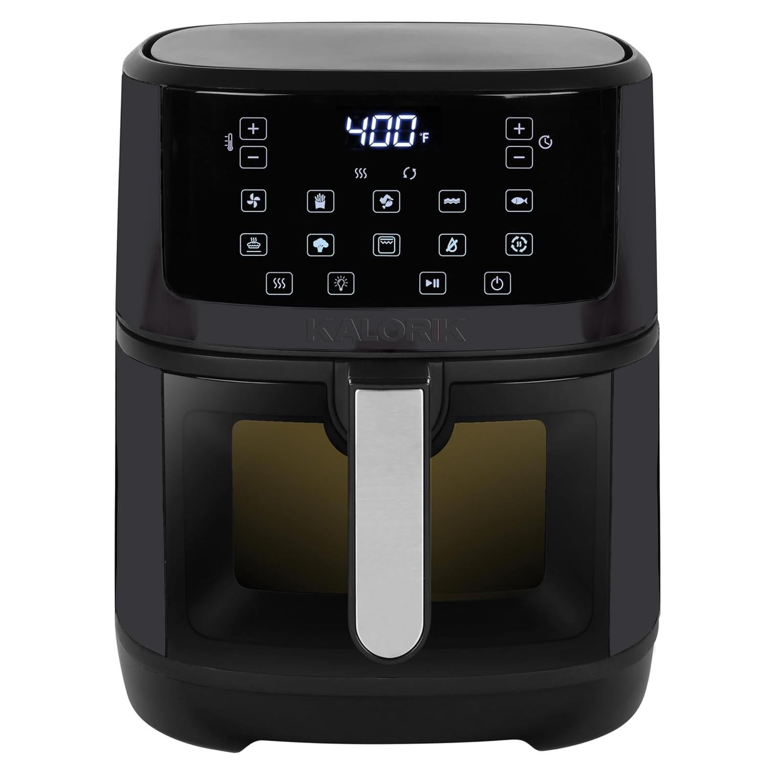 Freidora de Aire Táctil Kalorik 7 Cuartos Negra 1500W