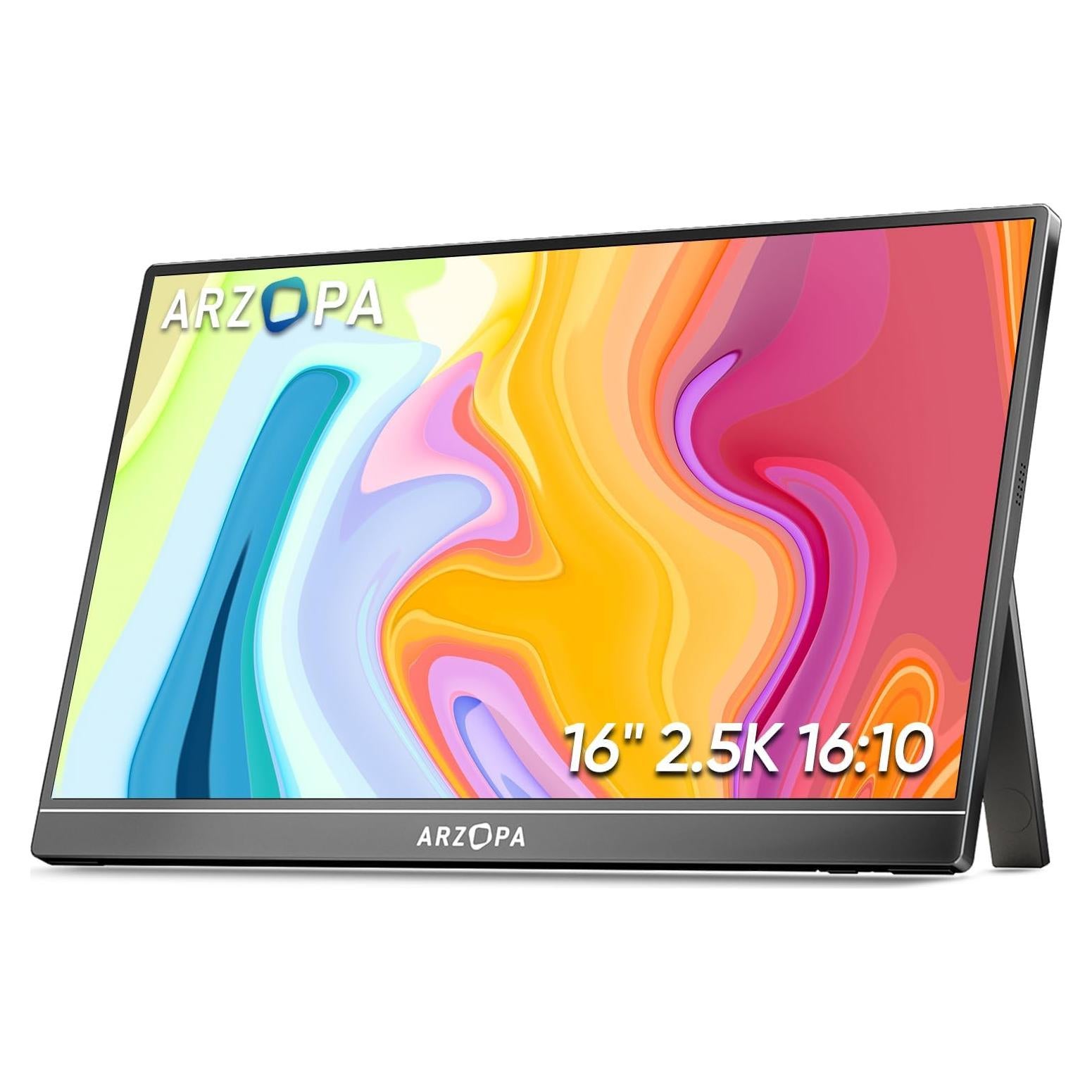 Monitor Portátil ARZOPA 16" 2.5K QHD IPS USB-C HDMI