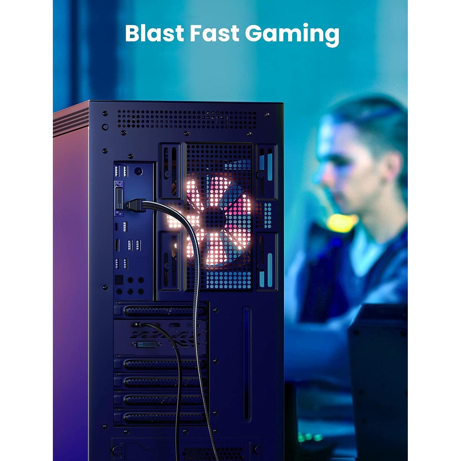 Cable Ethernet UGREEN Cat 8 0.46M 40Gbps 2000MHz RJ45