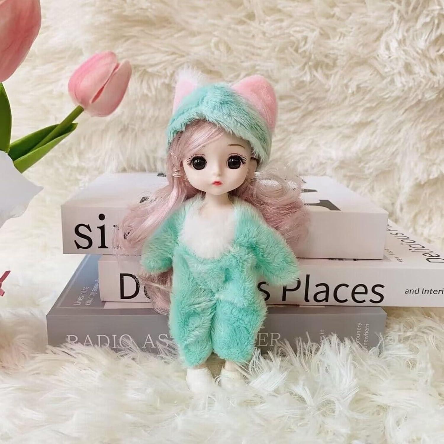 Muñecas Mini Princesa GIKOP 4 Pcs 16.51 cm Ajustables