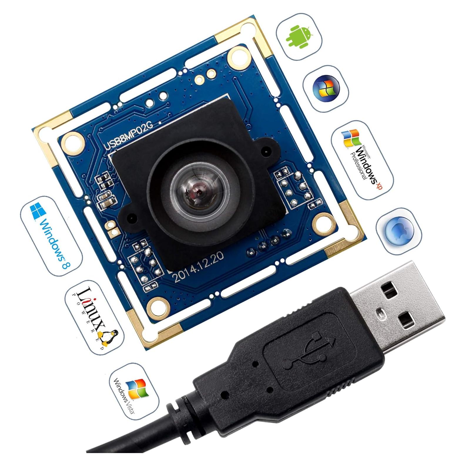 Cámara USB 8MP Magepixel Super HD 3264x2448 para PC