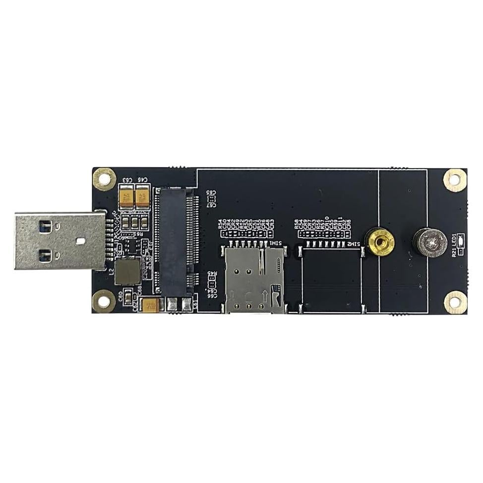 Adaptador M.2 a USB 3.0 EXVIST 5G LTE con ranura SIM