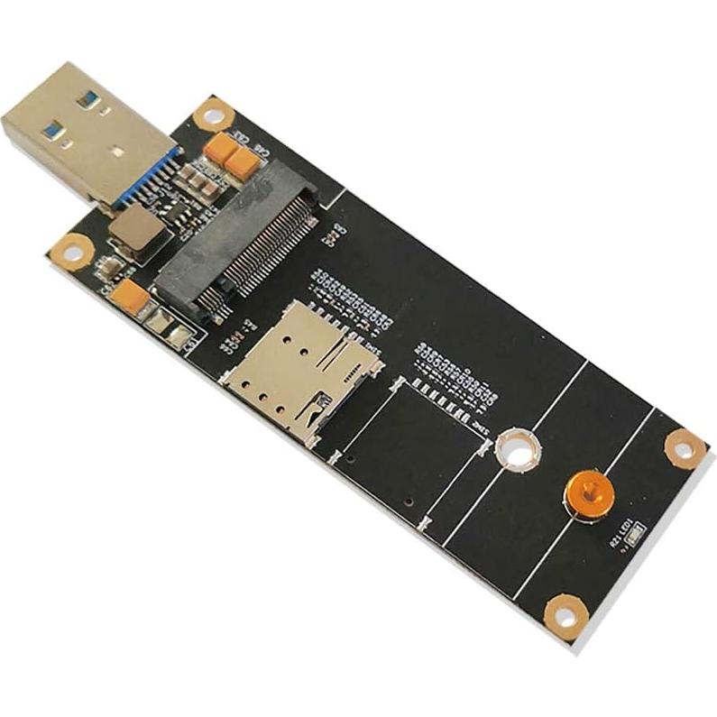Adaptador M.2 a USB 3.0 EXVIST 5G LTE con ranura SIM