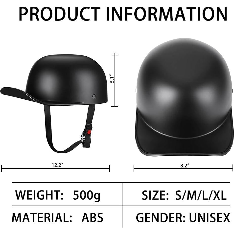 Casco de motocicleta Yesmotor Baseball Mediano Azul