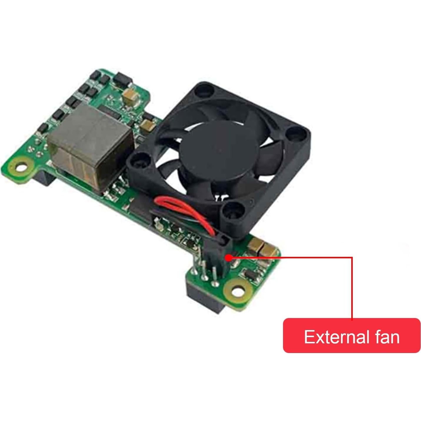 Módulo POE para Raspberry Pi 3B+/4B con Ventilador Viprh