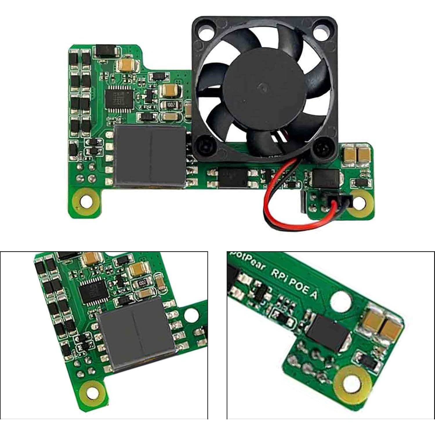 Módulo POE para Raspberry Pi 3B+/4B con Ventilador Viprh
