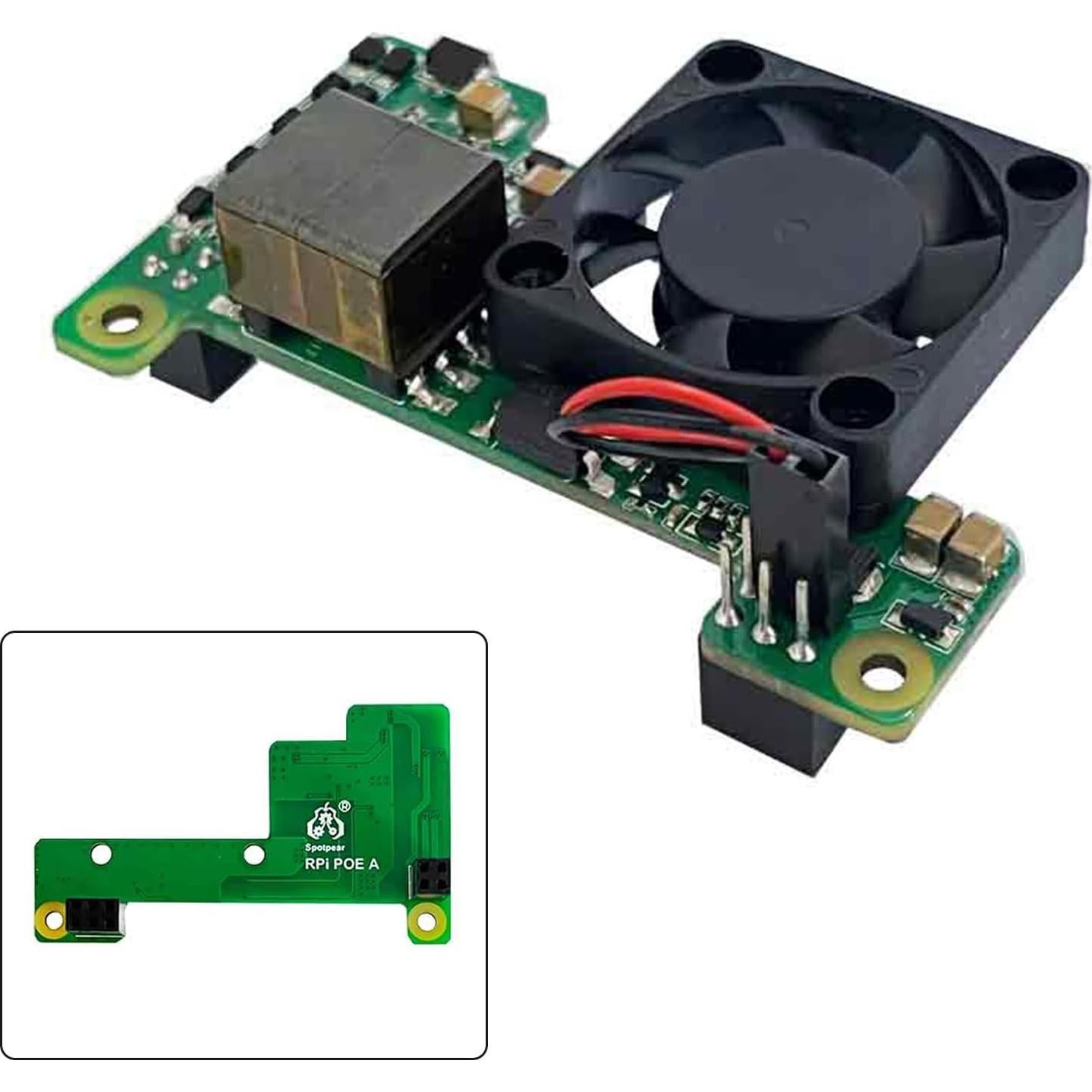 Módulo POE para Raspberry Pi 3B+/4B con Ventilador Viprh