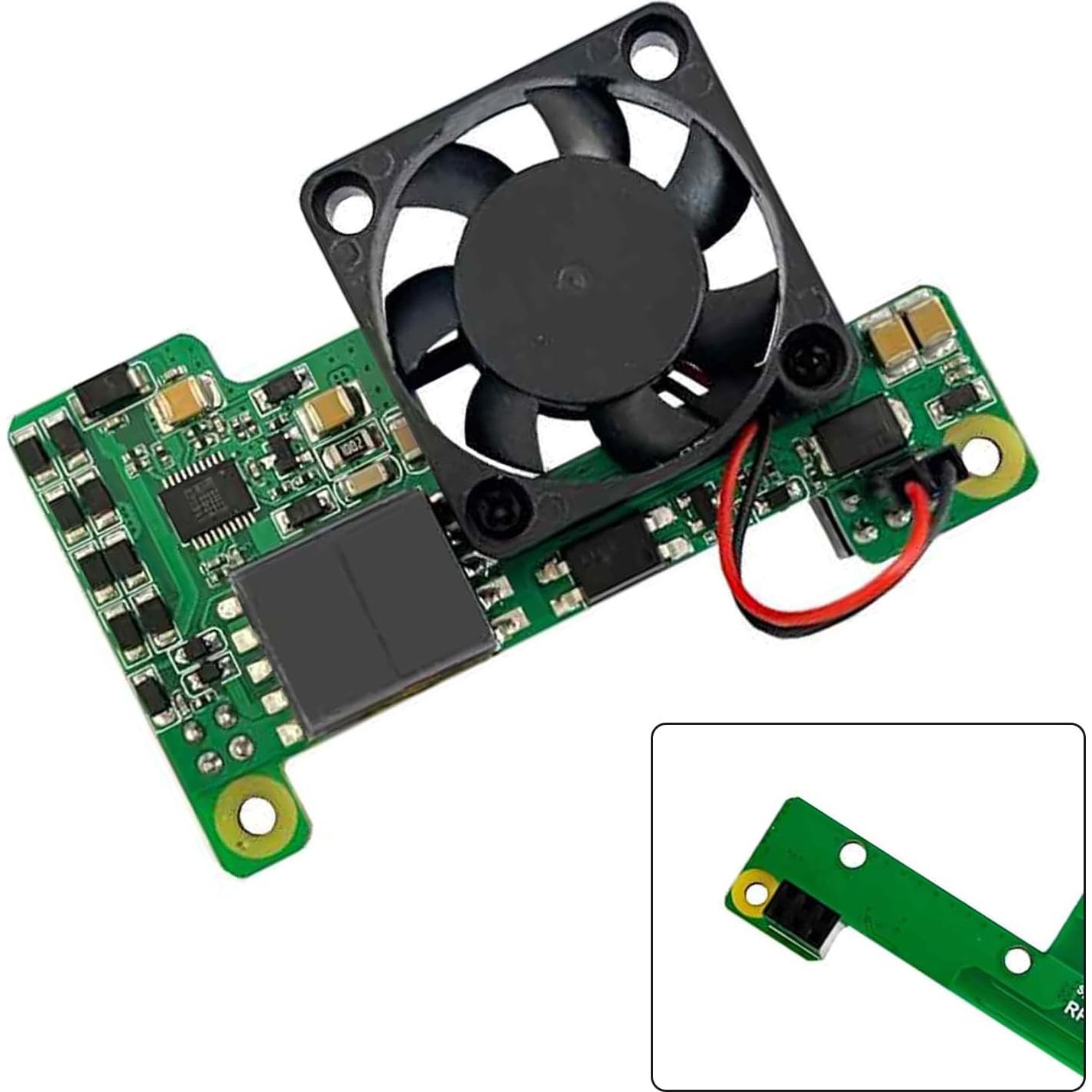 Módulo POE para Raspberry Pi 3B+/4B con Ventilador Viprh