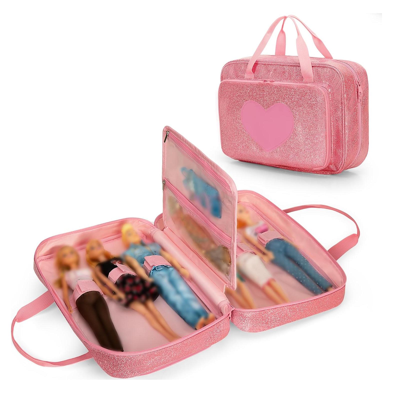 Funda de Transporte LoDrid Rosa para Muñecas de 30 cm