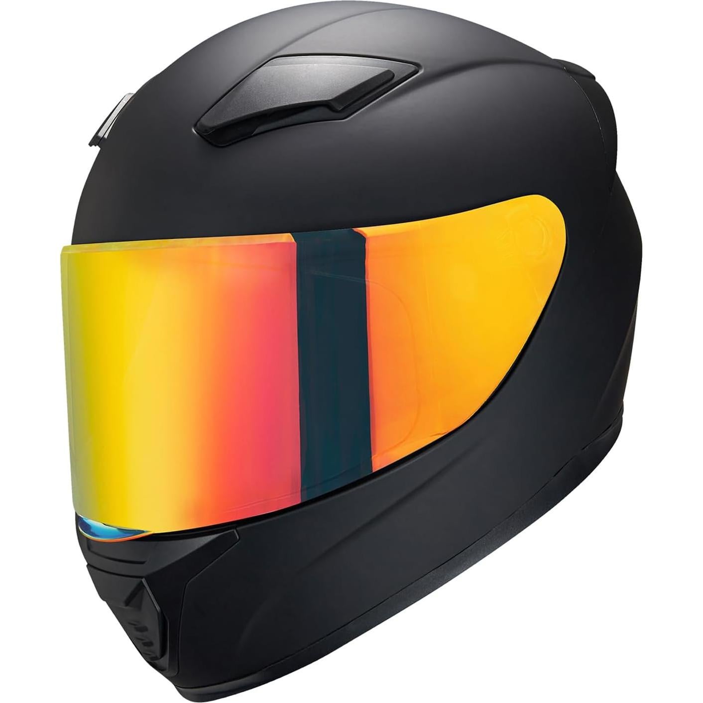 Casco Integral JQF Gear WS-607 Negro Mate para Motocicleta