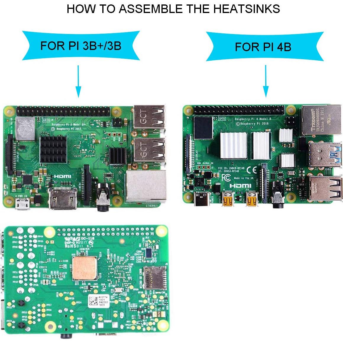 Estuche Acrílico DKARDU para Raspberry Pi 4/3/2 con Ventilador