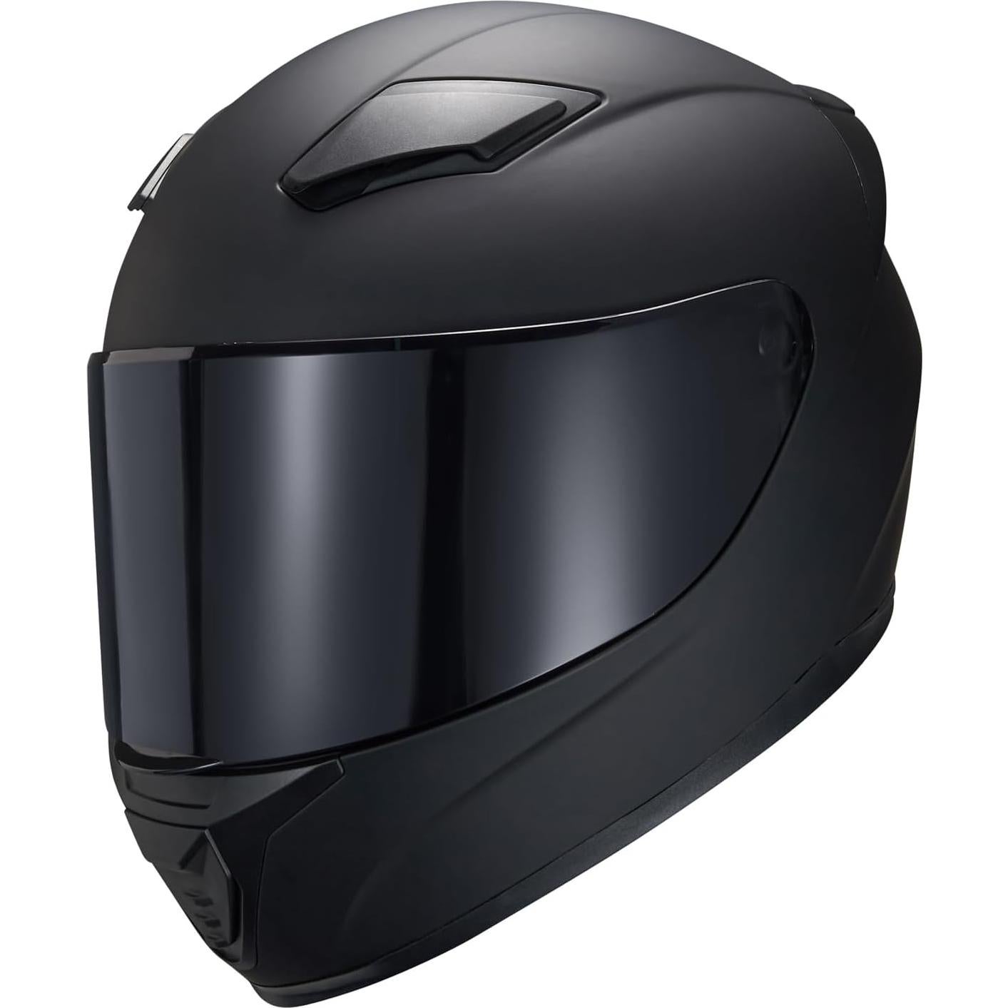 Casco Integral Negro JQF Gear WS-607 XL Aprobado DOT
