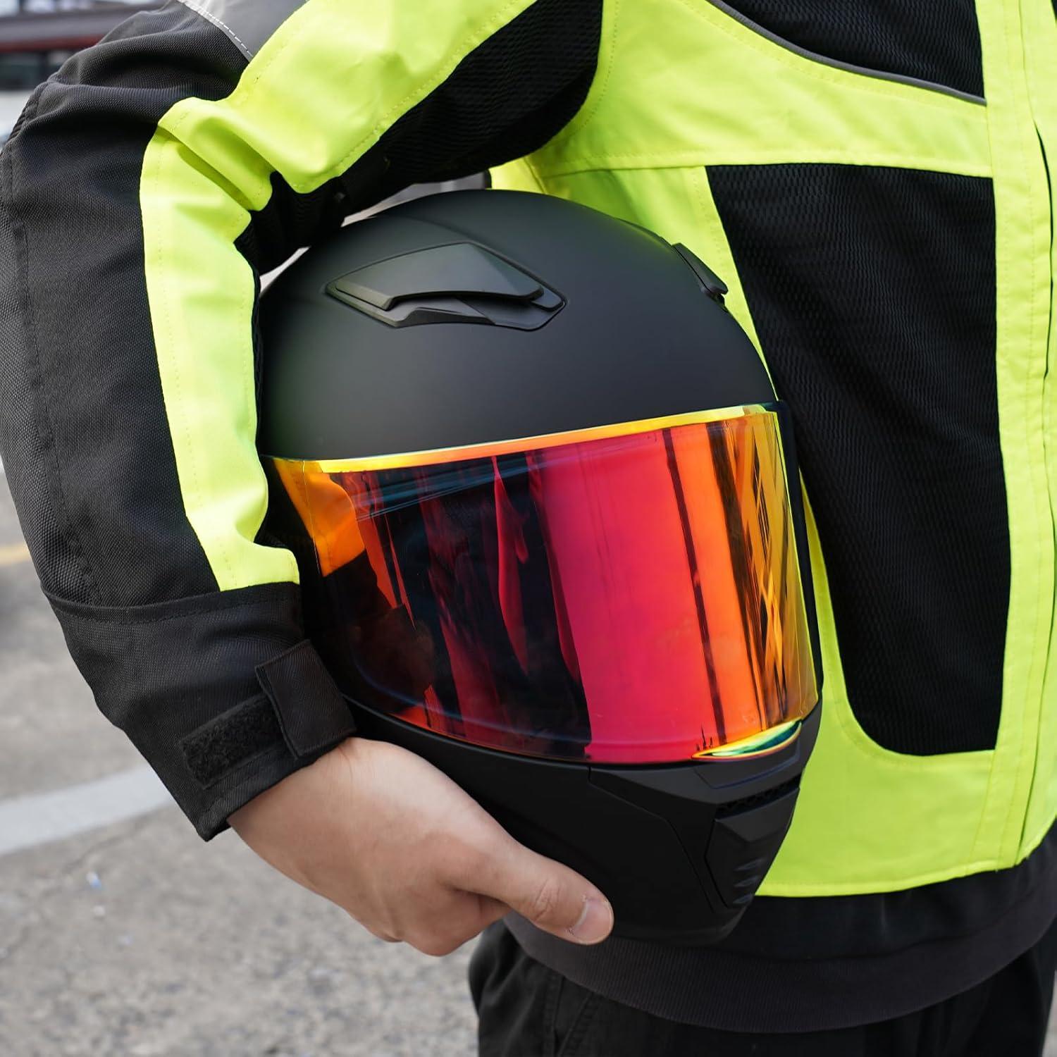 Casco Integral JQF Gear WS-607 Negro Mate Mediano