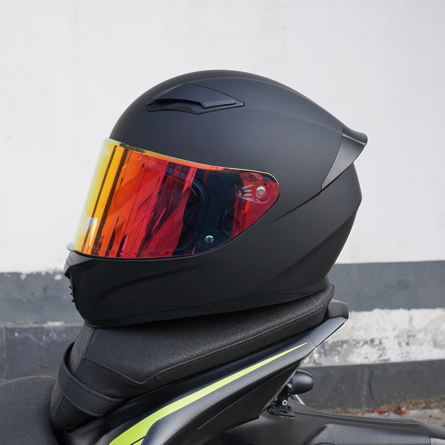 Casco Integral JQF Gear WS-607 Negro Mate Mediano