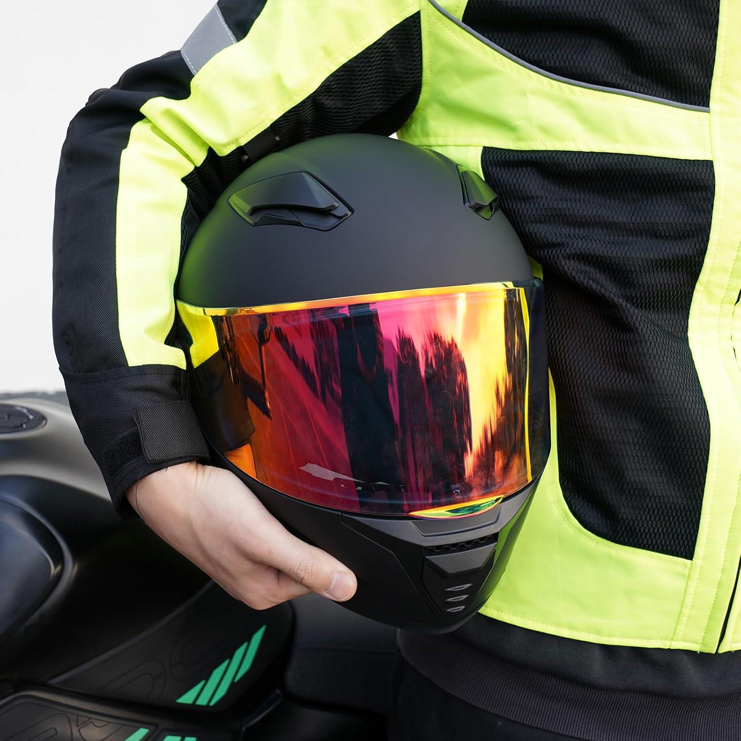 Casco Integral JQF Gear WS-607 Negro Mate Mediano