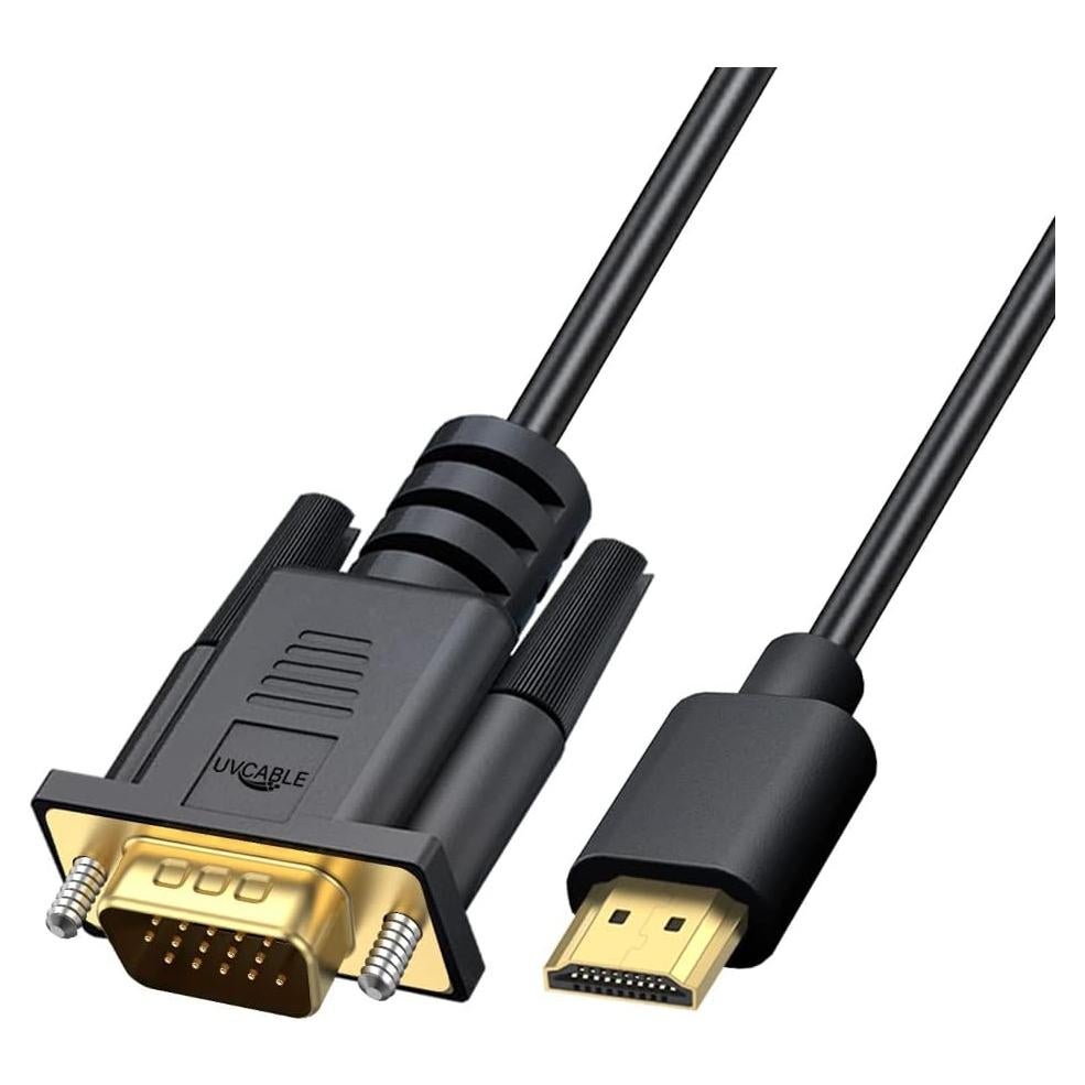 Adaptador HDMI a VGA UV-CABLE 1.83M Macho a Macho 1080p