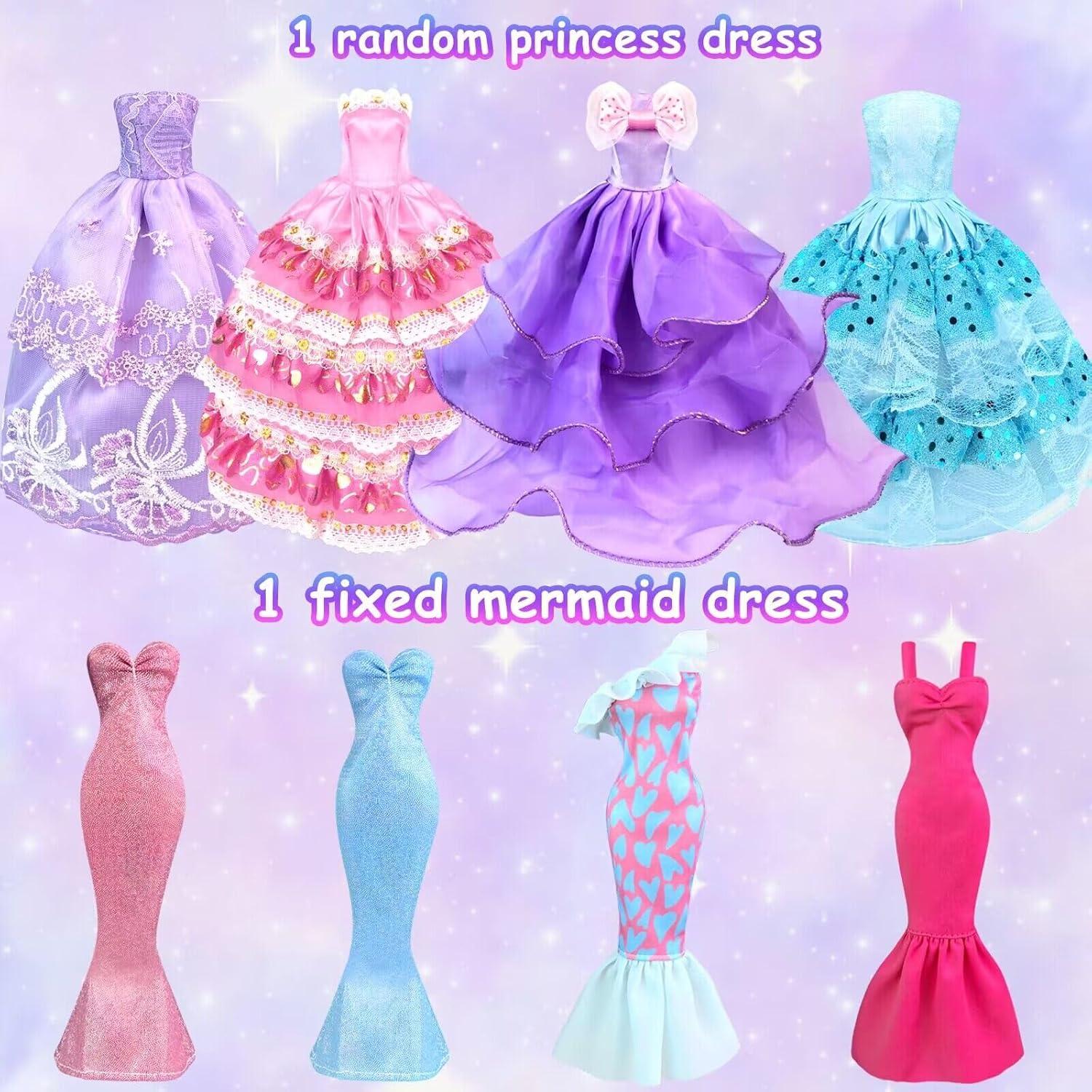 Kit de Ropa y Accesorios para Muñecas VLUSSO 92 Piezas