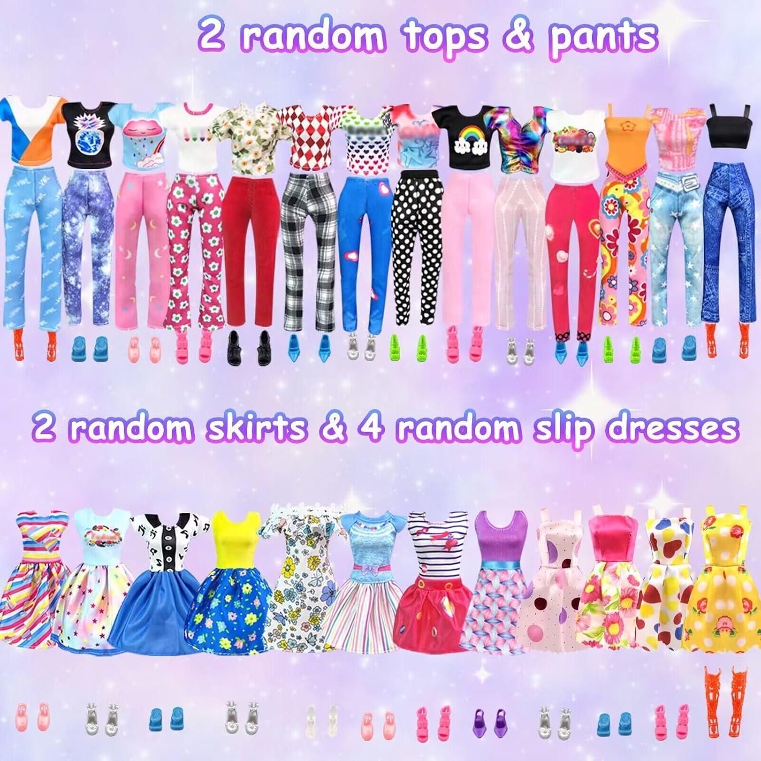 Kit de Ropa y Accesorios para Muñecas VLUSSO 92 Piezas