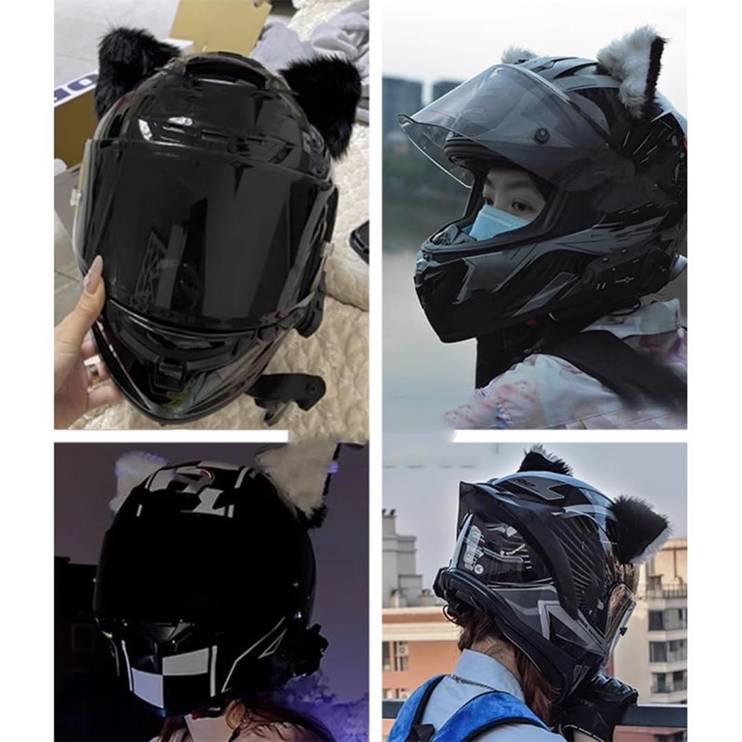 Decoraciones de Casco Luchike Orejas de Gato Estilo 13