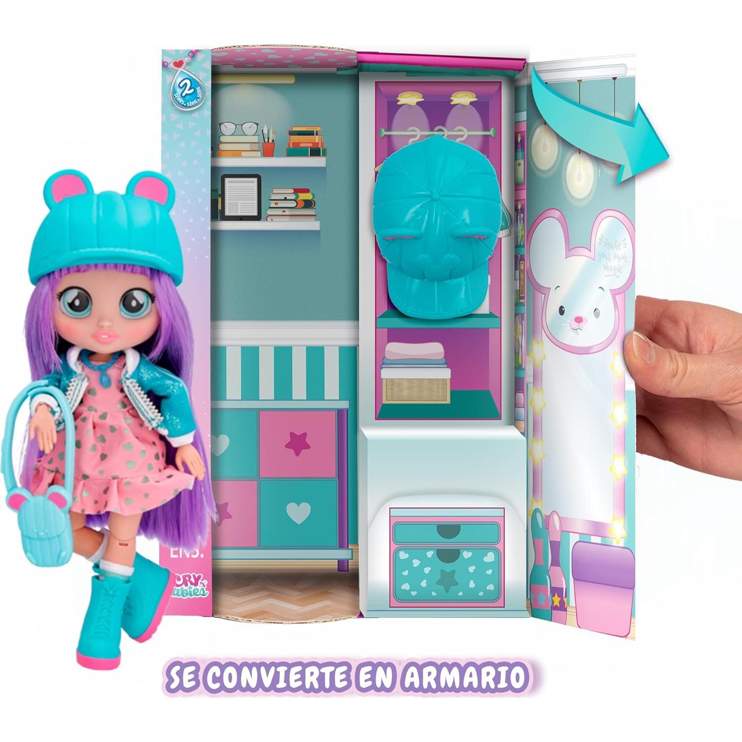 Muñeca Cry Babies BFF Lala 19.8 cm con 9+ Sorpresas y Accesorios
