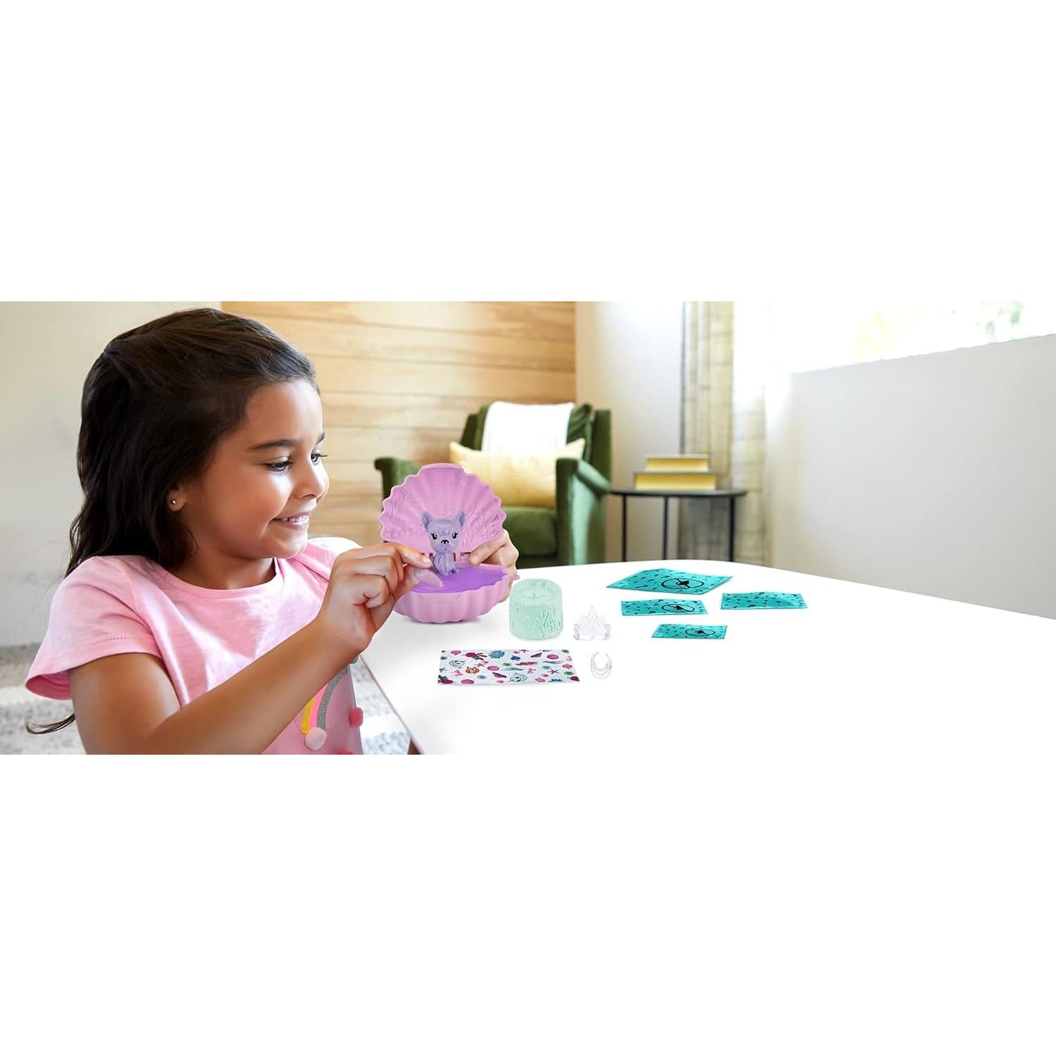 Barbie Revelación de Color Animales Marinos con Concha