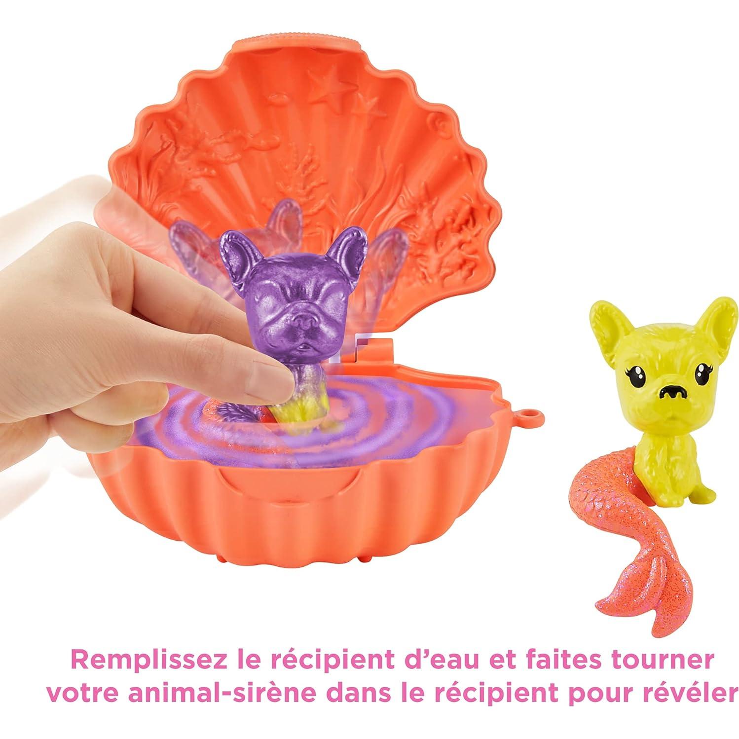 Barbie Revelación de Color Animales Marinos con Concha