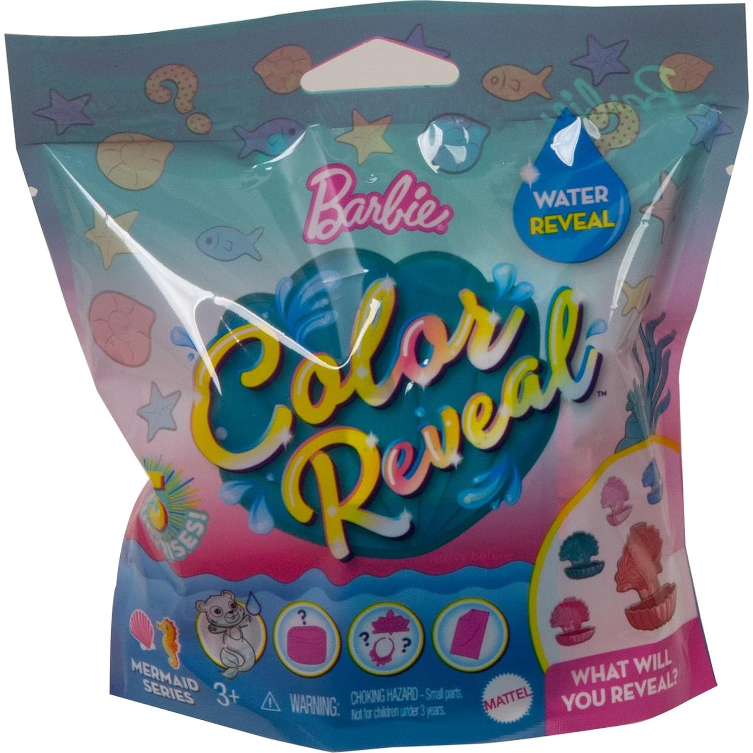 Barbie Revelación de Color Animales Marinos con Concha