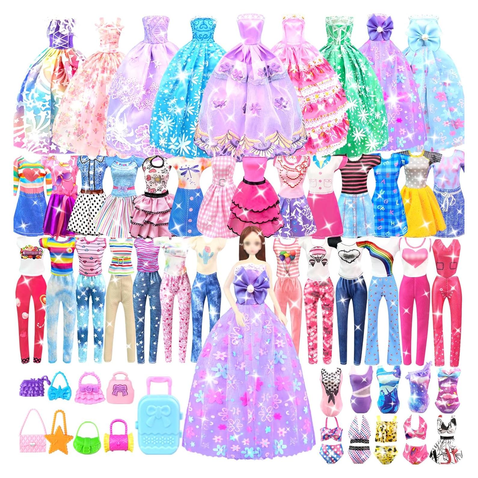 Conjunto de Ropa para Muñecas 11.5" BNUZEIYI - Vestidos y Accesorios