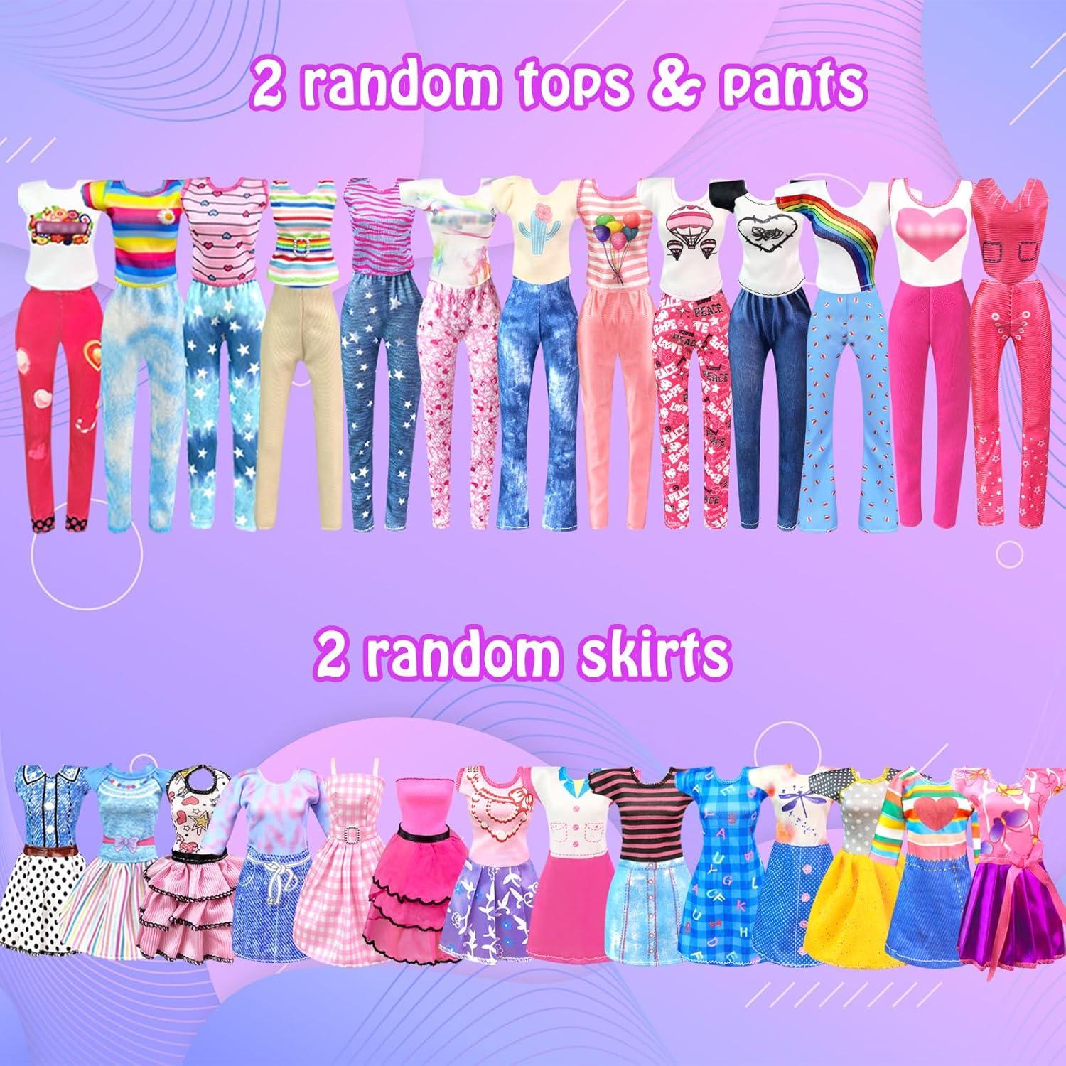 Conjunto de Ropa para Muñecas 11.5" BNUZEIYI - Vestidos y Accesorios