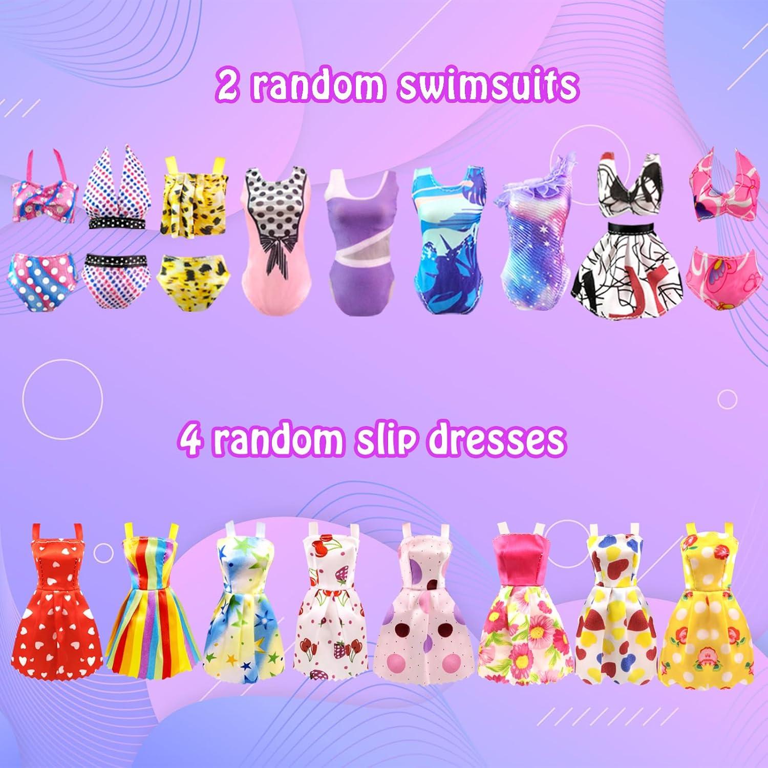 Conjunto de Ropa para Muñecas 11.5" BNUZEIYI - Vestidos y Accesorios