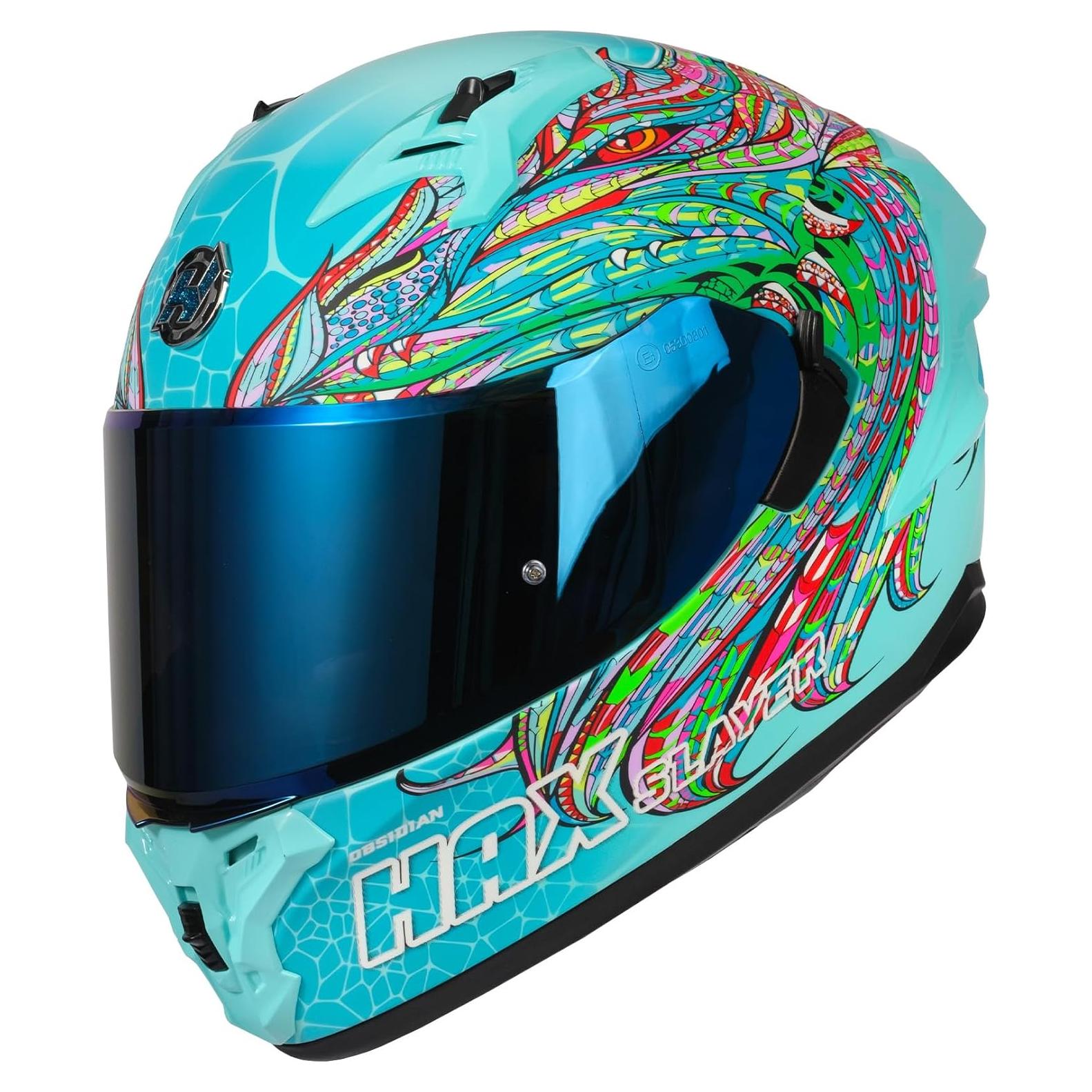 Casco Integral HAX Obsidian Pro Doble Visor Rosa