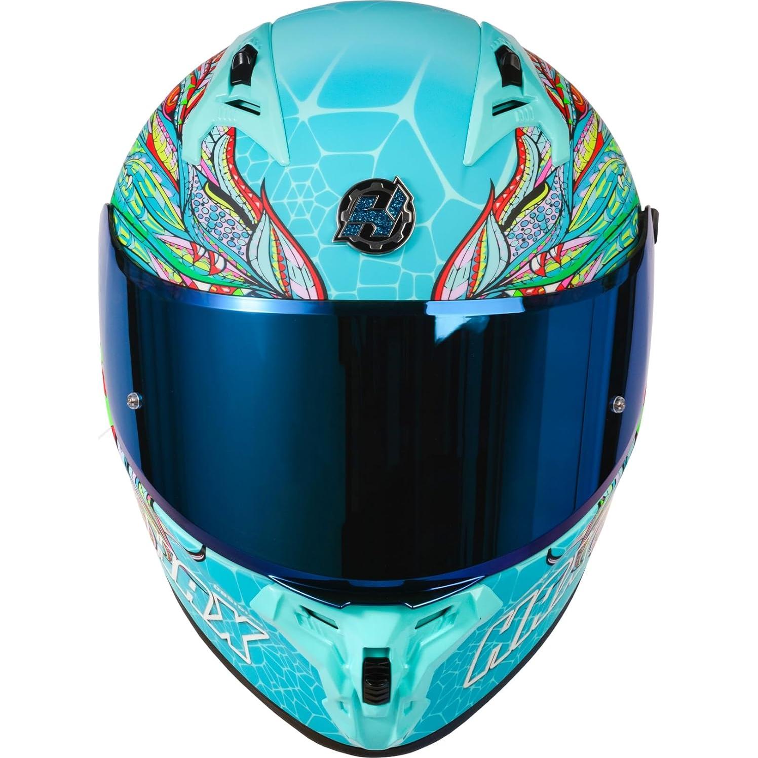 Casco Integral HAX Obsidian Pro Rosa Doble Visera 2.1kg