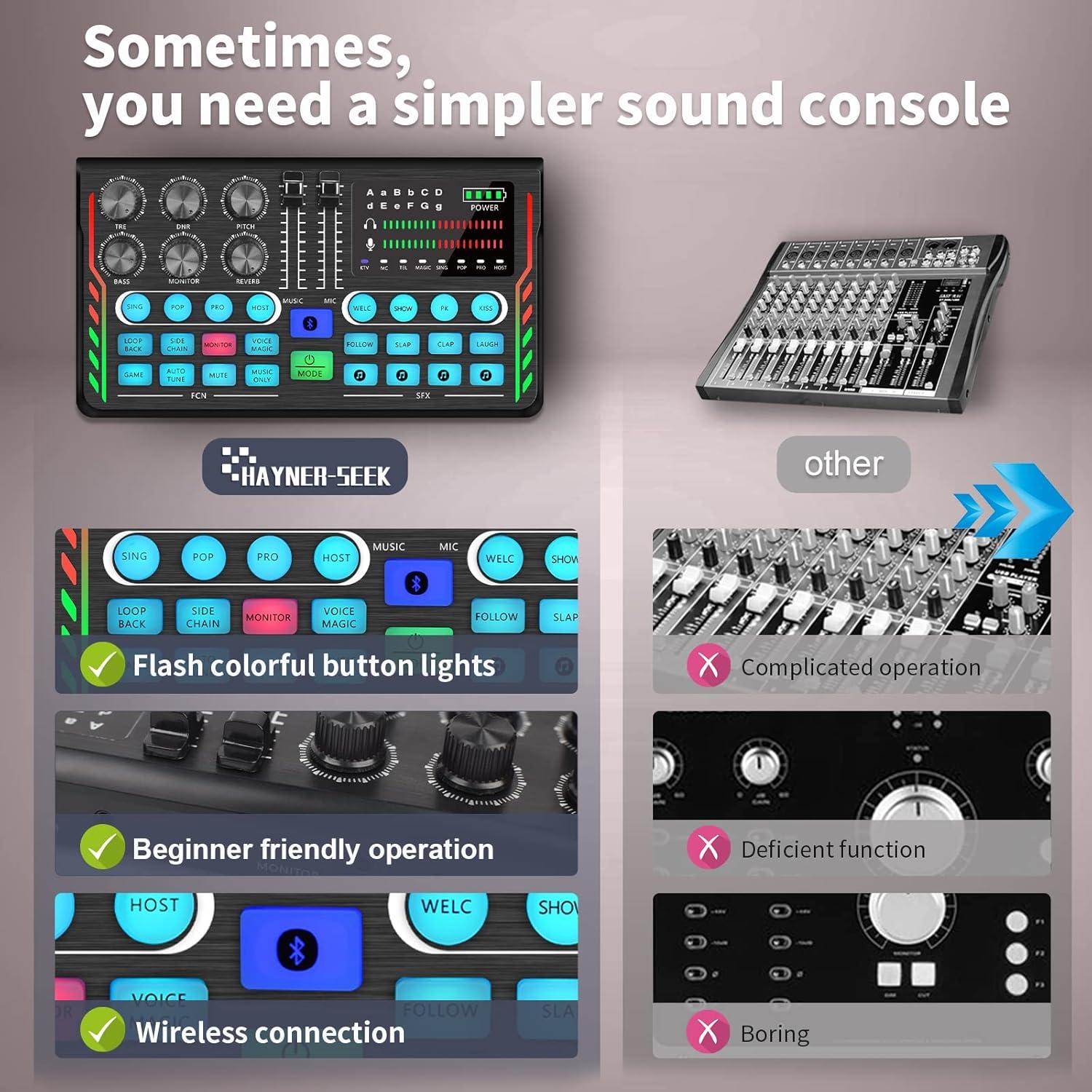 Kit de Podcast Profesional HS-AP203-2 para 2 Personas