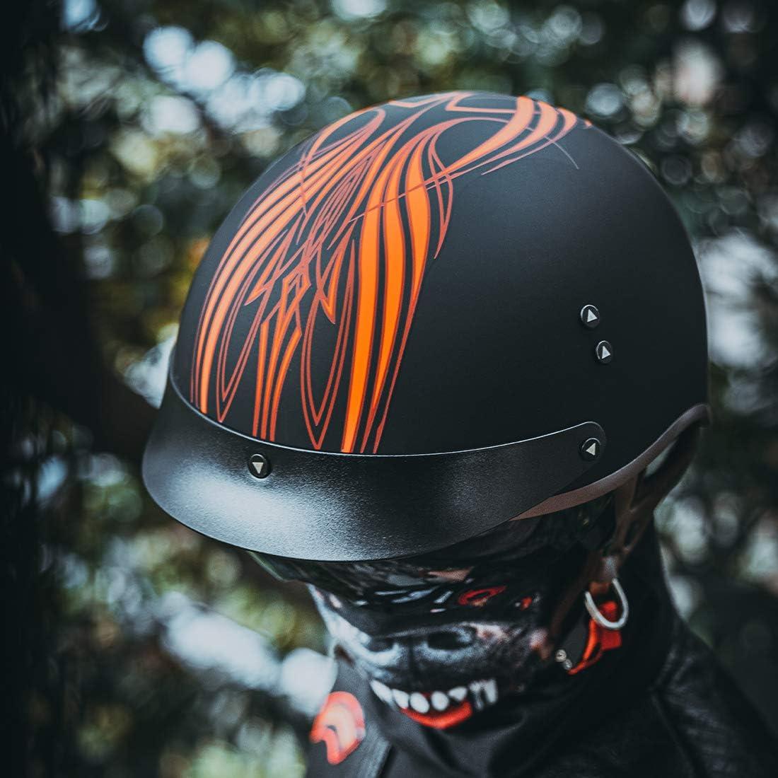 Casco de motocicleta VCOROS F-07 XL con visera solar