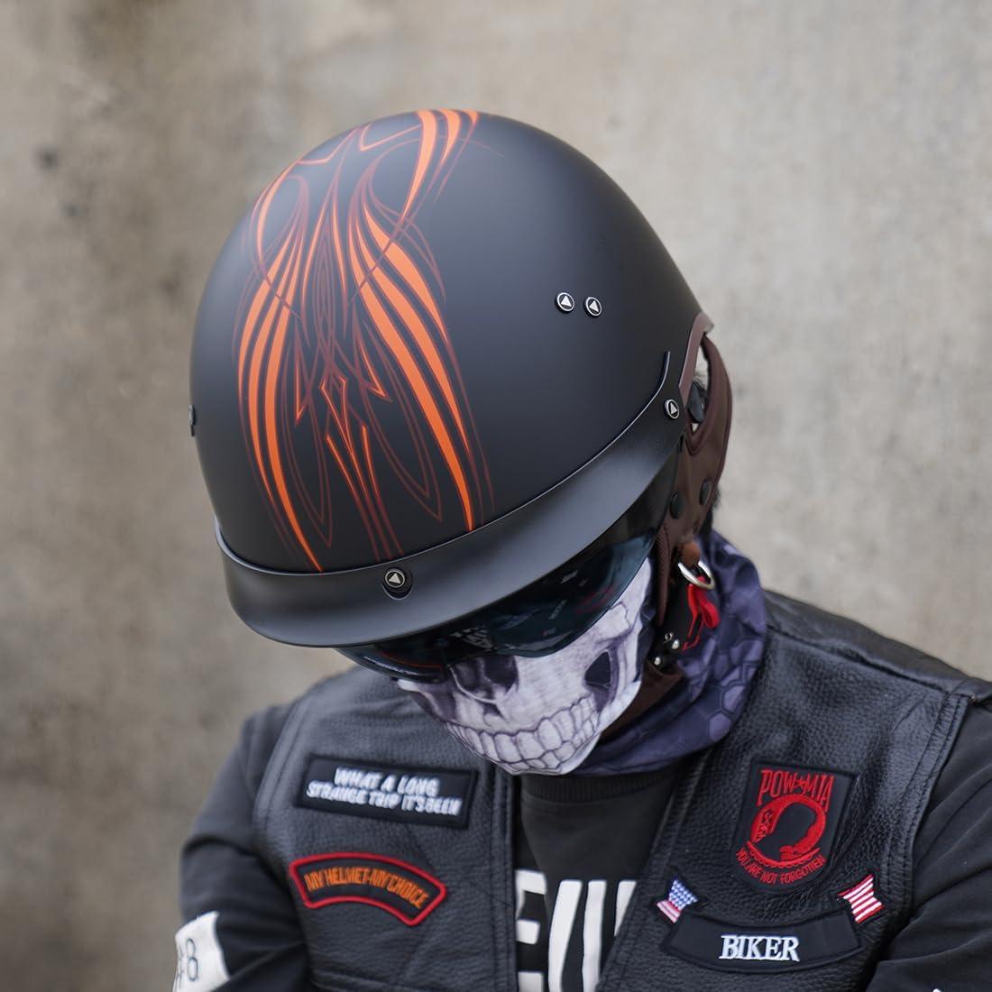 Casco de motocicleta VCOROS F-07 con visera solar y hebilla