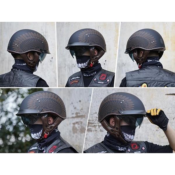 Casco de motocicleta F-07 VCOROS con visera solar y hebilla