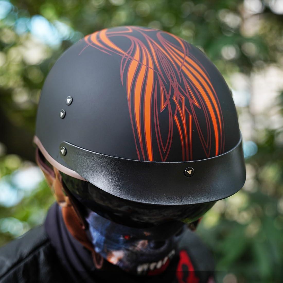 Casco de motocicleta VCOROS F-07 XXL con visera solar