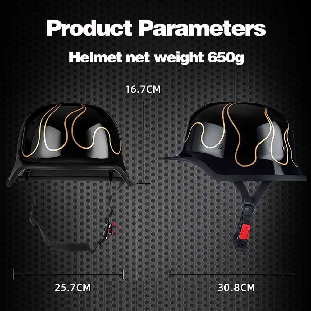 Casco Vintage Alemán ACLFF XL 61-62cm para Motocicleta