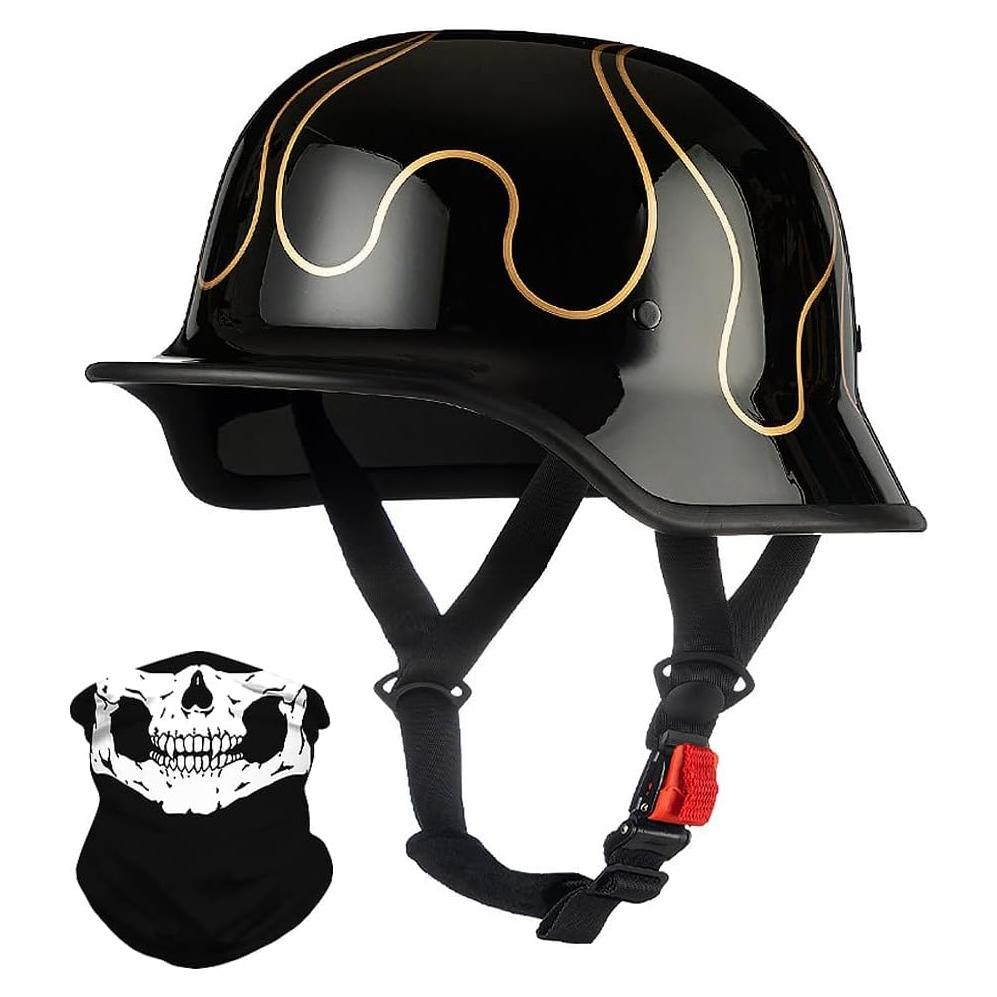 Casco Vintage Alemán ACLFF M-XXL 57-64cm para Motocicleta