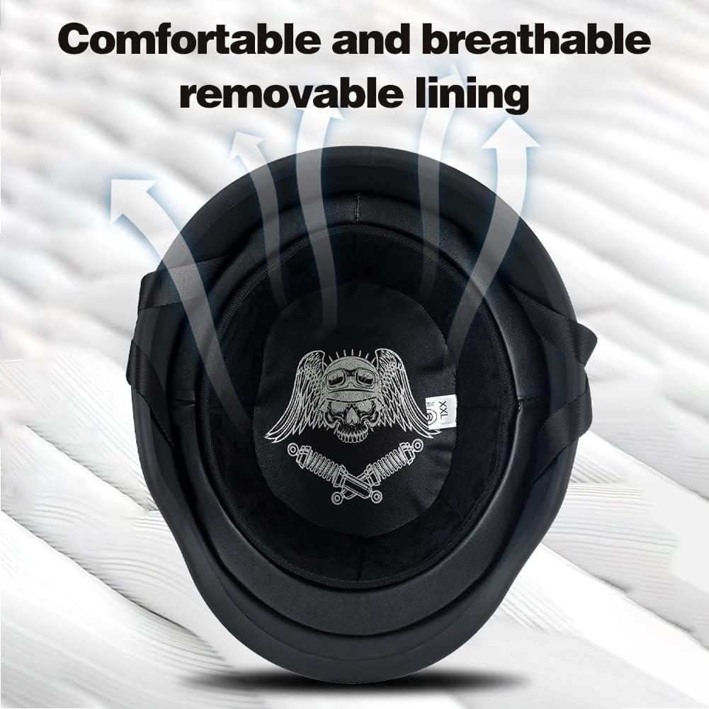 Casco Vintage Alemán ACLFF M-XXL 57-64cm para Motocicleta