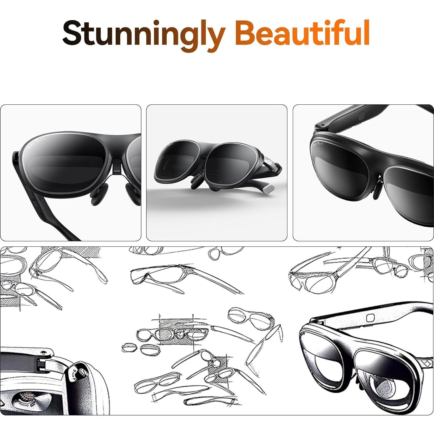 Gafas AR Rokid Max 2 con Pantalla Micro-OLED 215"