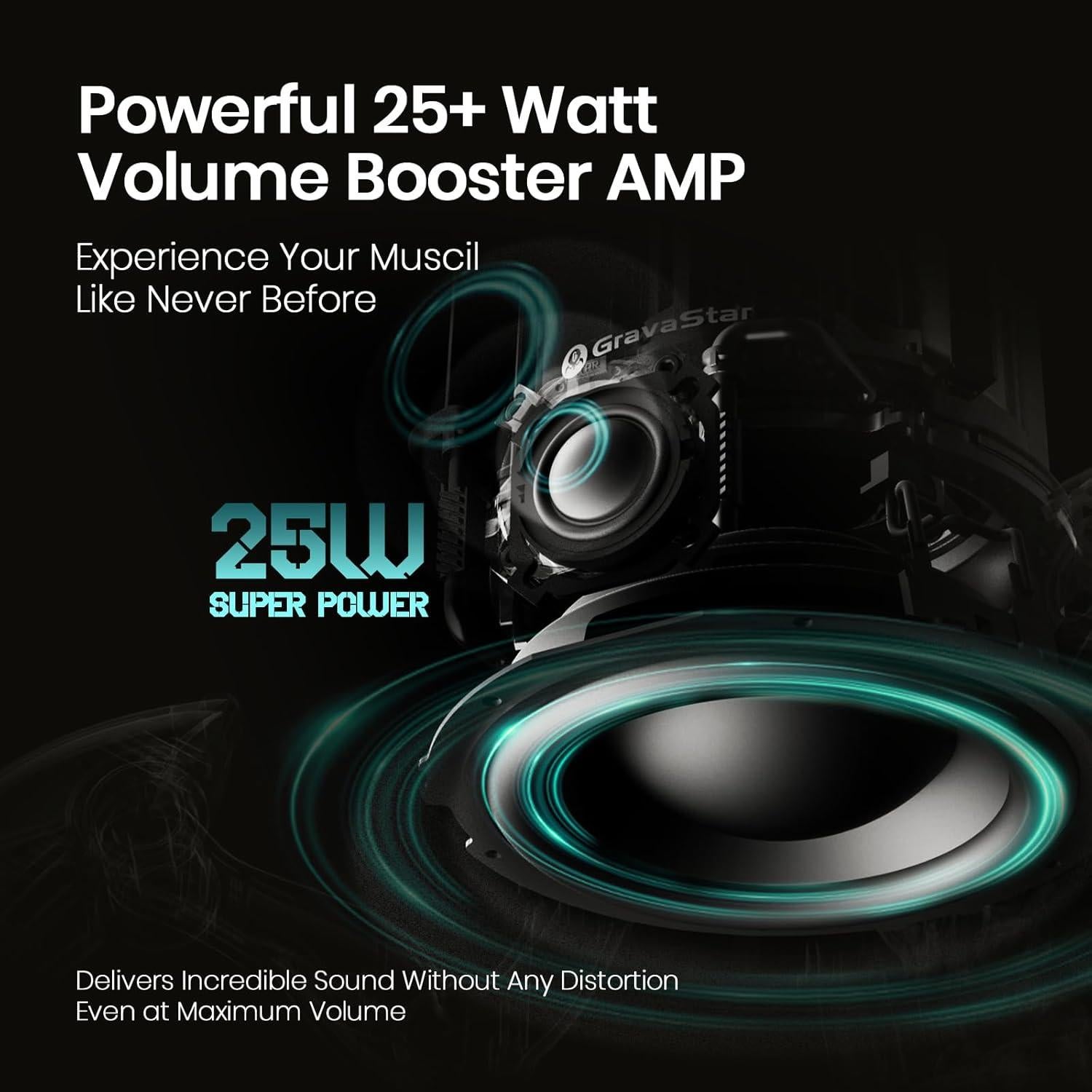 Altavoz Bluetooth GravaStar Supernova 25W, 9H Batería, RGB