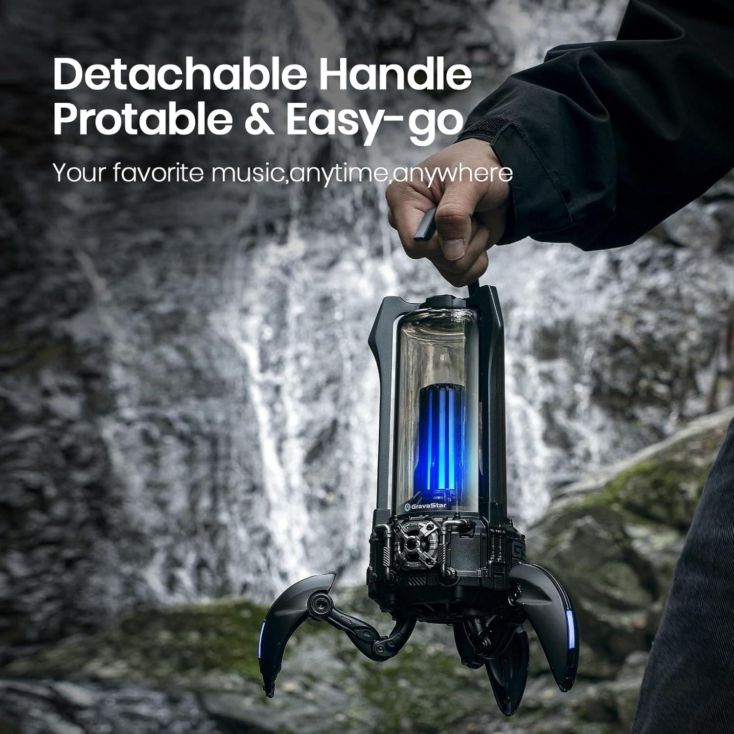 Altavoz Bluetooth GravaStar Supernova 25W, 9H Batería, RGB