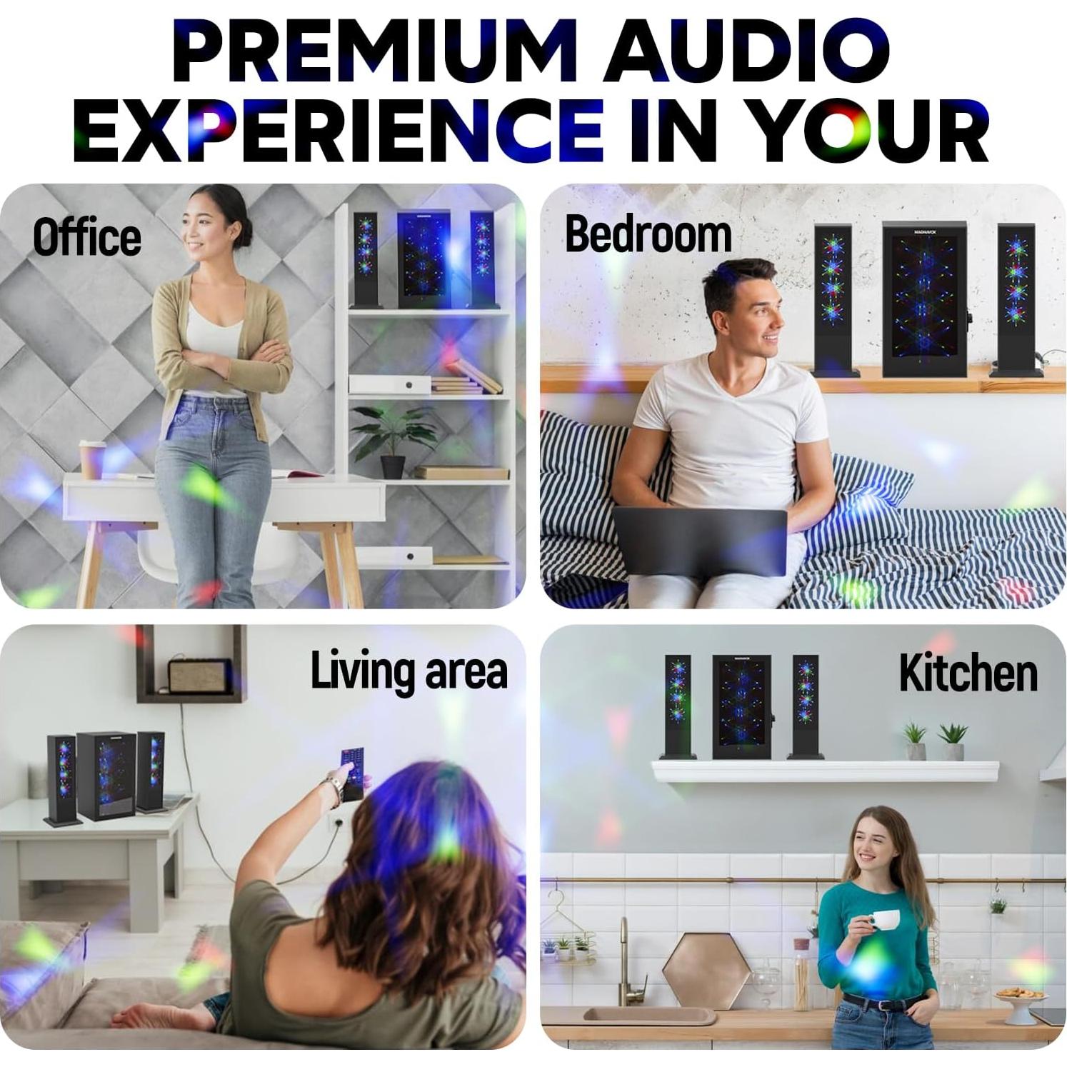 Sistema de Entretenimiento 2.1 Magnavox MHT990 Bluetooth 5.0