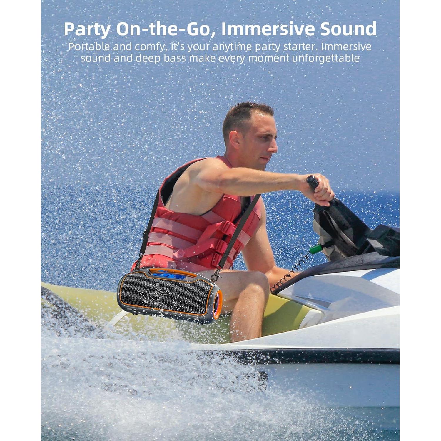 Altavoz Bluetooth Portátil VUOPAX B48A 240W Resistente al Agua