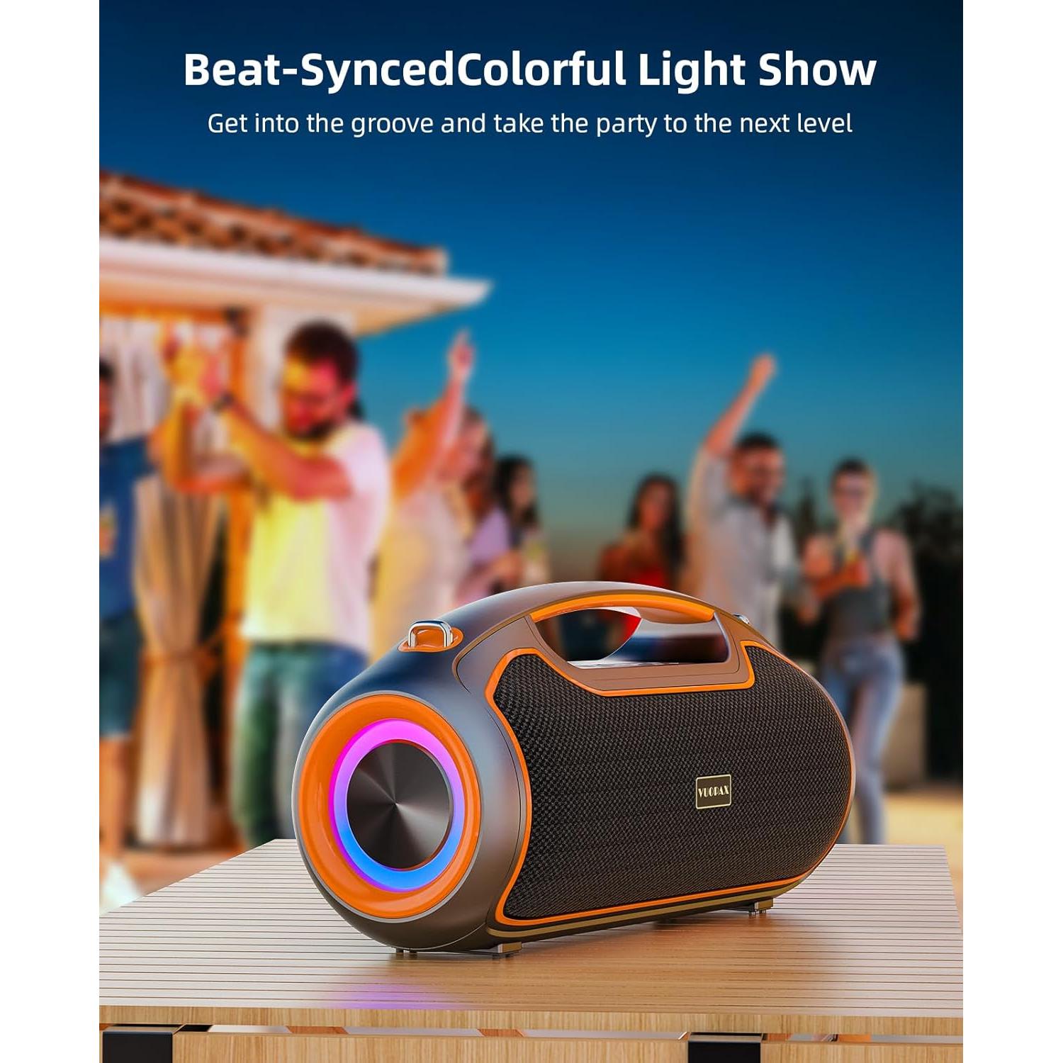 Altavoz Bluetooth Portátil VUOPAX B48A 240W Resistente al Agua